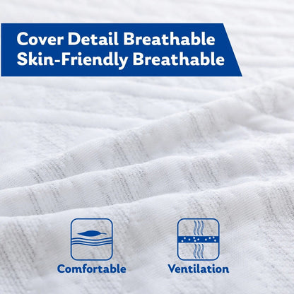 Materasso in memory foam al tè verde da 8 pollici, materasso rinfrescante a media sensazione in una scatola, CertiPUR-US