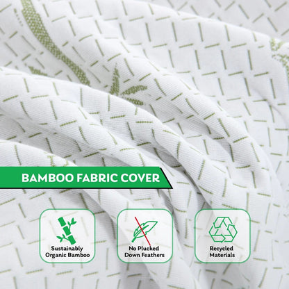 Materasso in memory foam al tè verde da 8 pollici, materasso rinfrescante a media sensazione in una scatola, CertiPUR-US