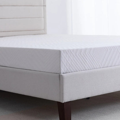 Materasso in memory foam al tè verde da 8 pollici, materasso rinfrescante a media sensazione in una scatola, CertiPUR-US