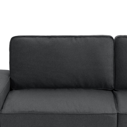 Divano a due posti in velluto a coste di lino largo 80,1 pollici per soggiorno