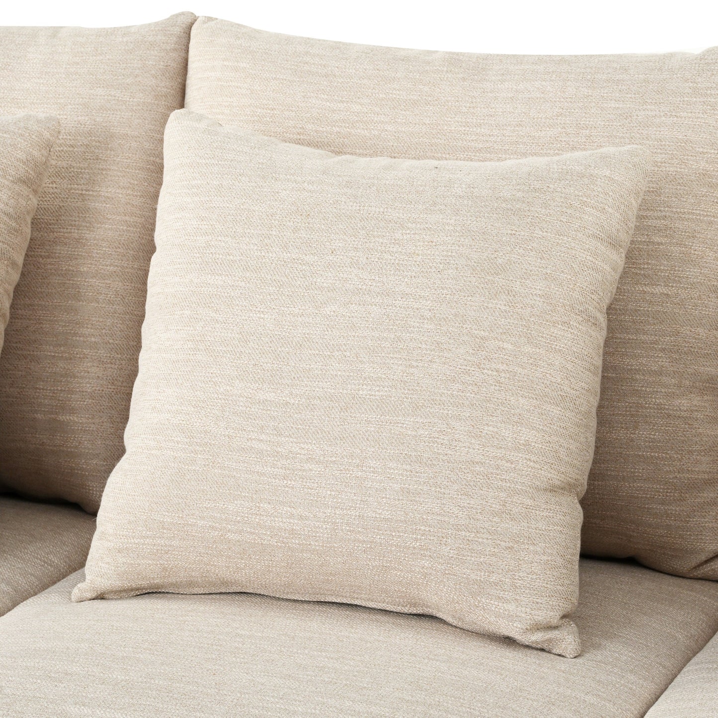 Divano a 3 posti in poliestere 80,5, finiture in legno massello - Comfort premium per soggiorno o studio