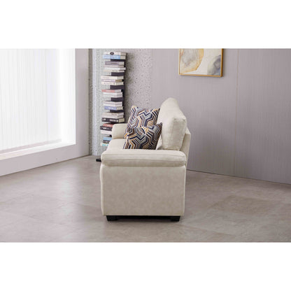 Divano in similpelle largo 80,5''