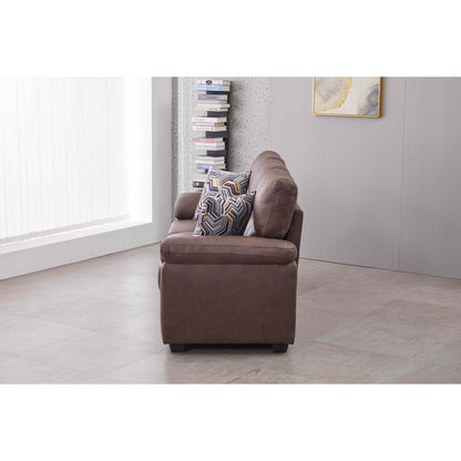 Divano in similpelle largo 80,5''