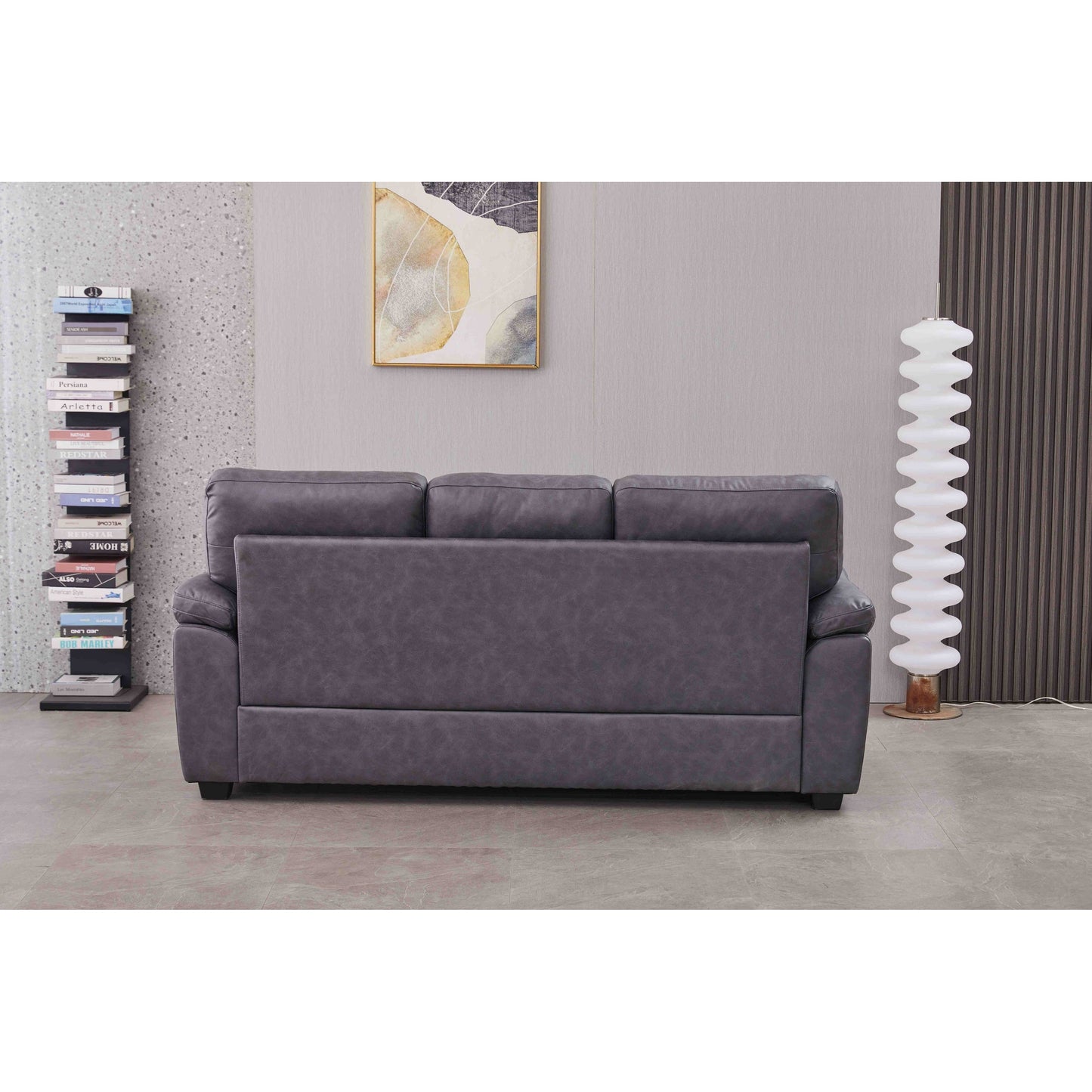 Divano in similpelle largo 80,5''