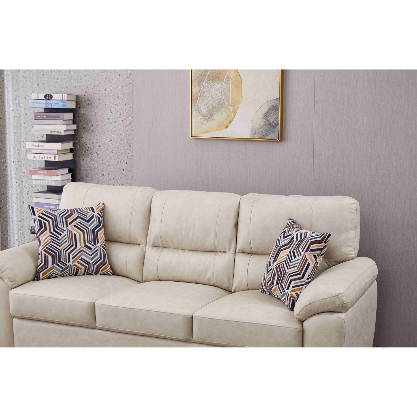 Divano in similpelle largo 80,5''