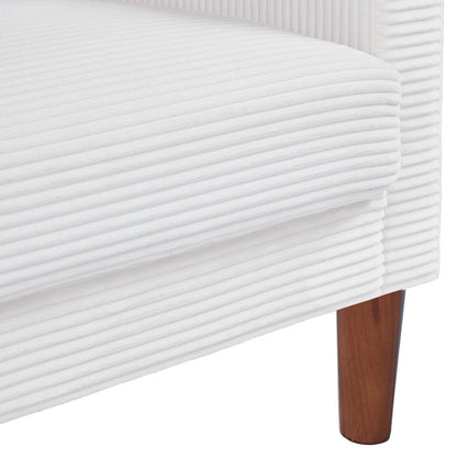 Divano, divano in velluto a coste, divano a due posti con 2 cuscini per soggiorno, camera da letto