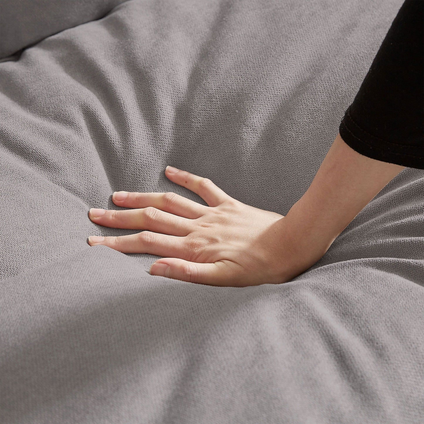 Divano componibile a L da 82,28 pollici con sedute a nuvola per soggiorno