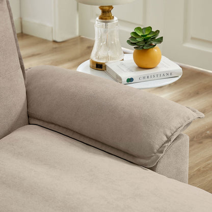 Divano componibile a L da 82,28 pollici con sedute a nuvola per soggiorno