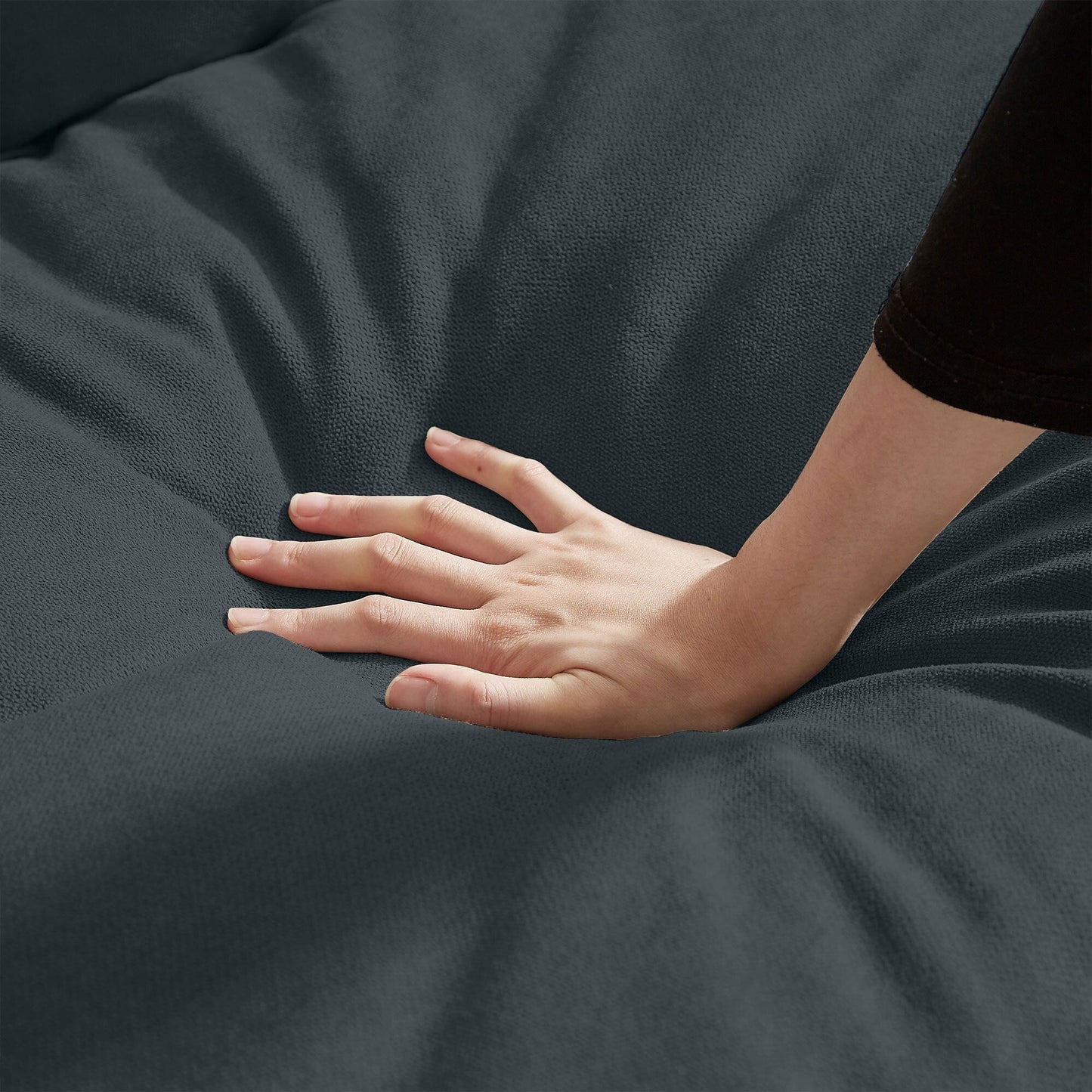 Divano componibile a L da 82,28 pollici con sedute a nuvola per soggiorno