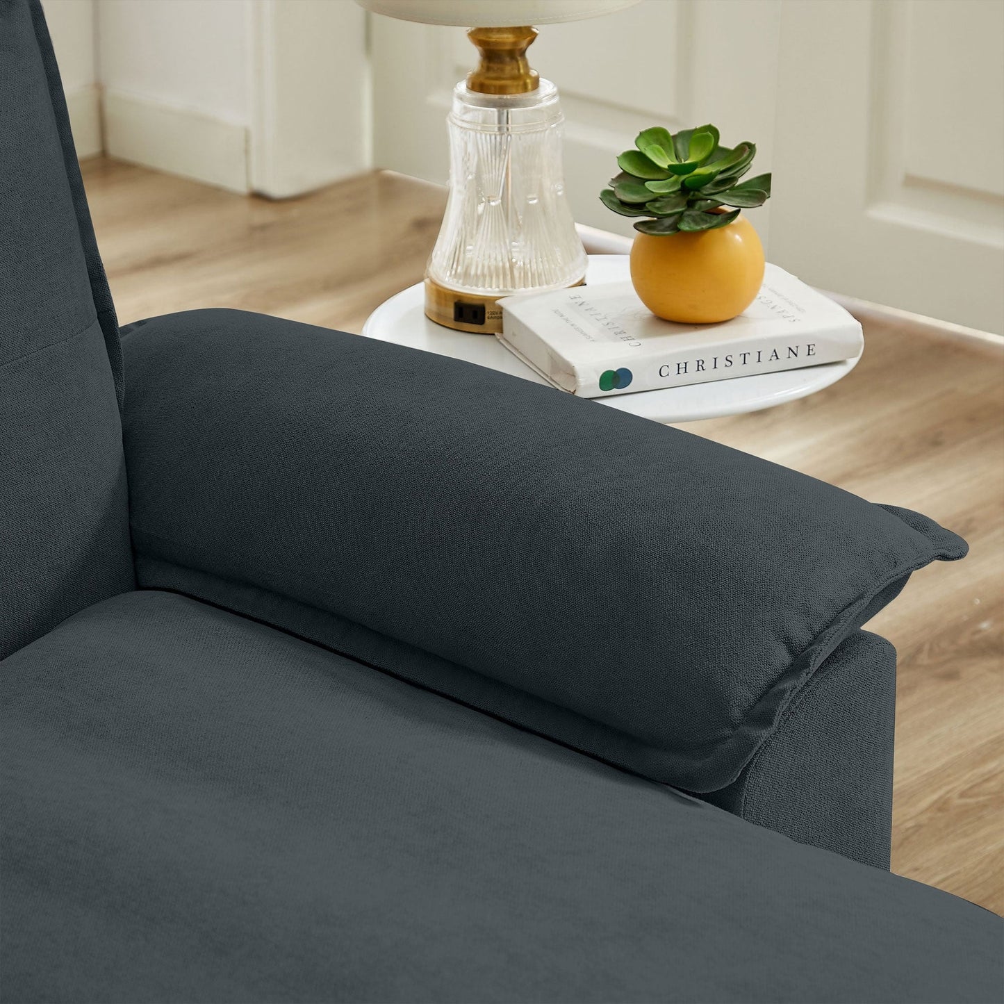 Divano componibile a L da 82,28 pollici con sedute a nuvola per soggiorno