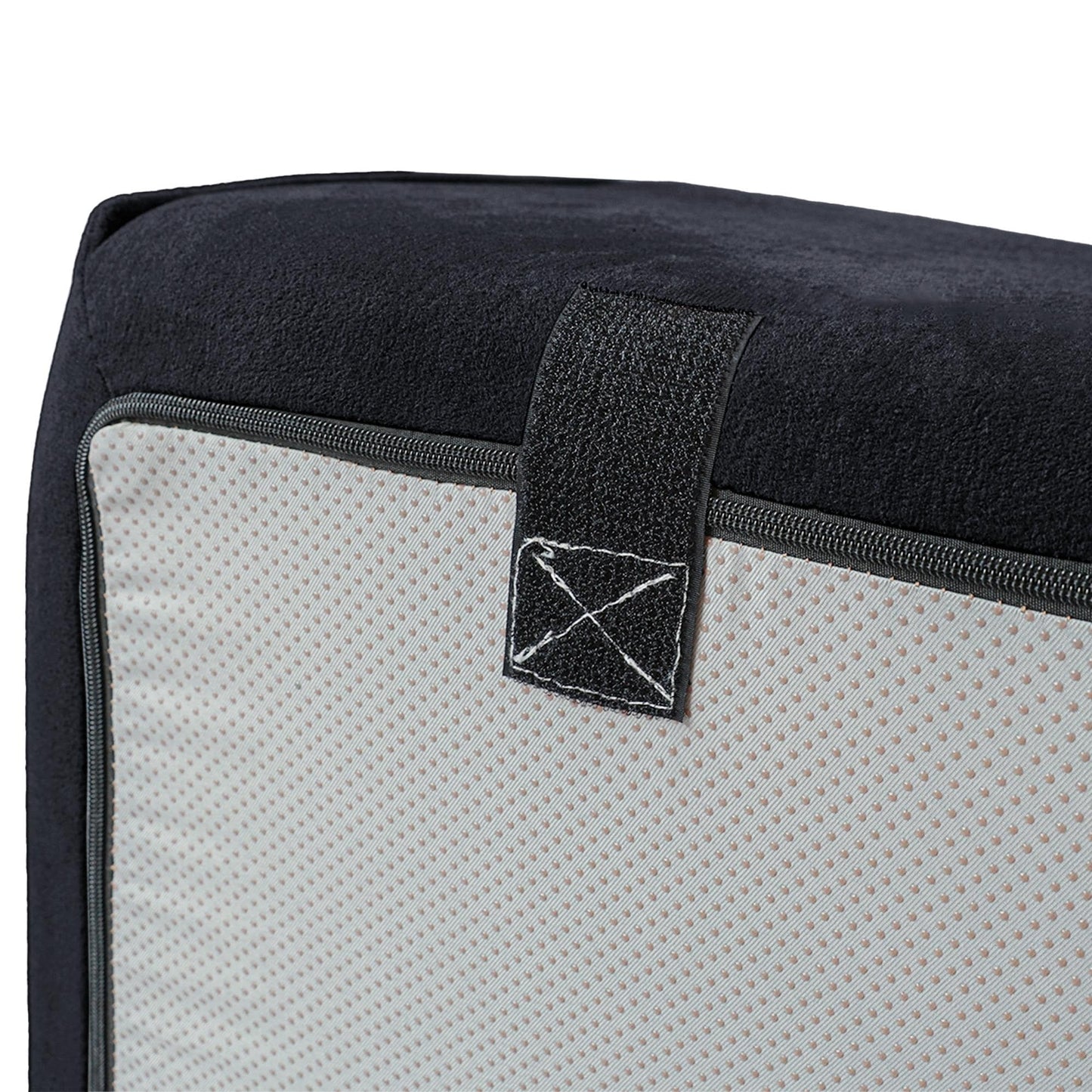 Divano componibile moderno imbottito 82, divano in velluto a coste con rivestimento in tessuto mobile e 2 cuscini