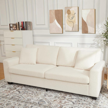 Divano moderno a 3 posti da 83 pollici con sedute profonde, comodo divano a nuvola per il soggiorno