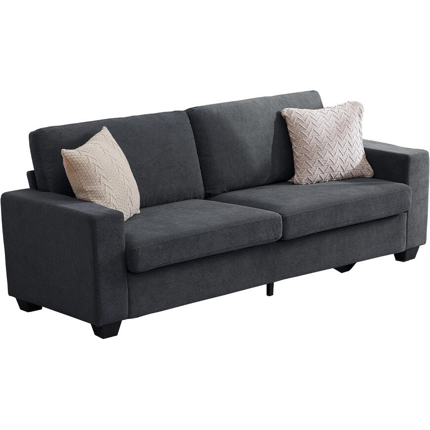 Divano moderno a 3 posti da 83 pollici con sedute profonde, comodo divano a nuvola per il soggiorno