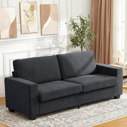 Divano moderno a 3 posti da 83 pollici con sedute profonde, comodo divano a nuvola per il soggiorno