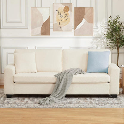 Divano moderno a 3 posti da 83 pollici con sedute profonde, comodo divano a nuvola per il soggiorno