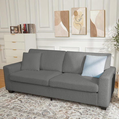 Divano moderno a 3 posti da 83 pollici con sedute profonde, comodo divano a nuvola per il soggiorno