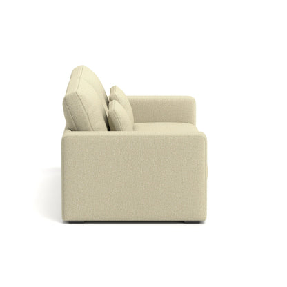 Divano a 3 posti 83Fabric - Comfort morbido con doppia imbottitura per soggiorni moderni