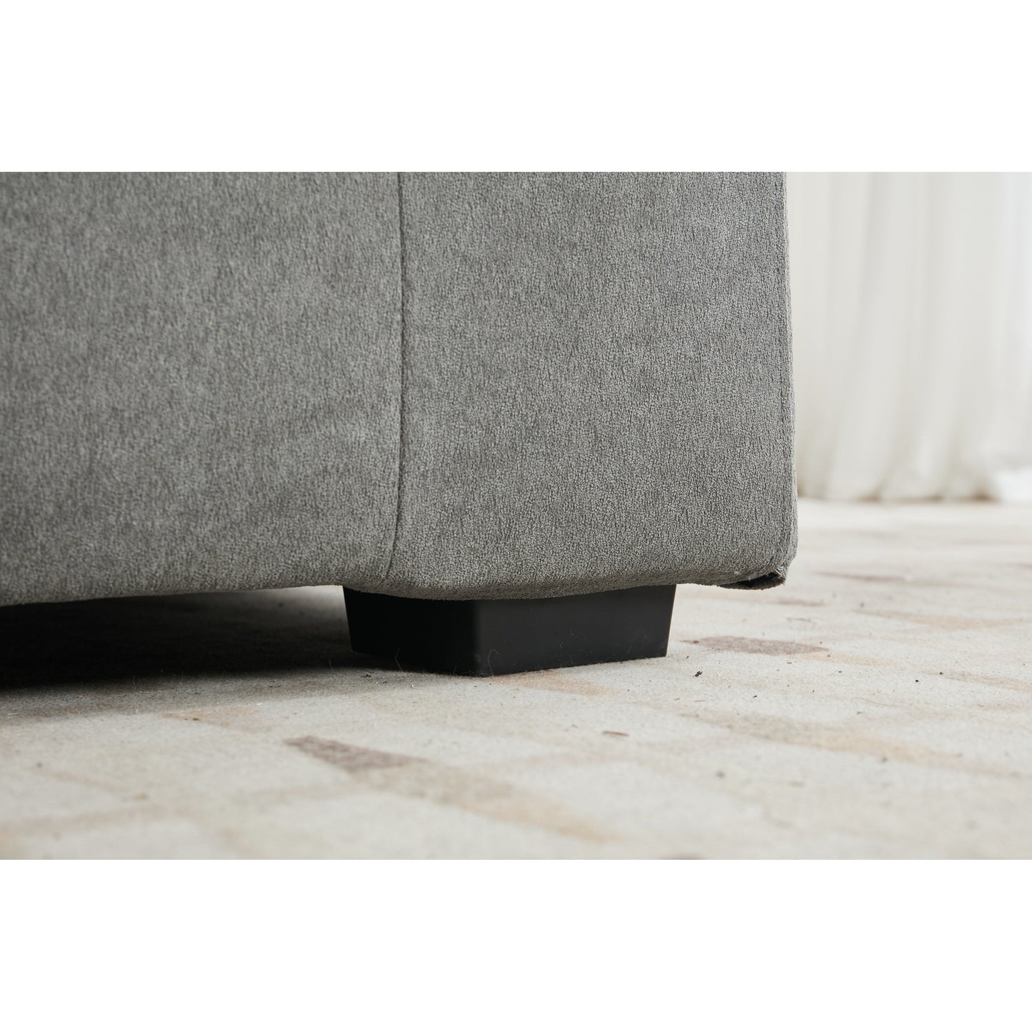 Divano a 3 posti 83Fabric - Comfort morbido con doppia imbottitura per soggiorni moderni