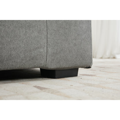 Divano a 3 posti 83Fabric - Comfort morbido con doppia imbottitura per soggiorni moderni