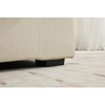 Divano a 3 posti 83Fabric - Comfort morbido con doppia imbottitura per soggiorni moderni