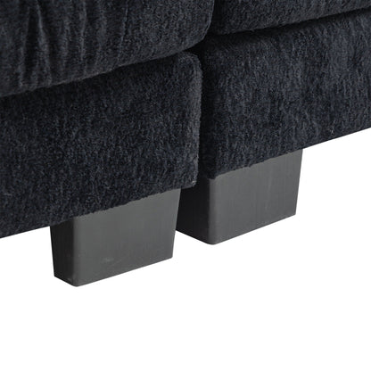 Divano imbottito a 3 posti con imbottitura in memory foam a doppio strato e cuscini comfort in omaggio