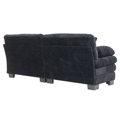Divano imbottito a 3 posti con imbottitura in memory foam a doppio strato e cuscini comfort in omaggio