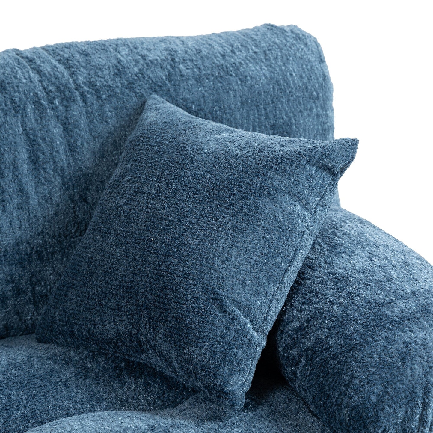 Divano imbottito a 3 posti con imbottitura in memory foam a doppio strato e cuscini comfort in omaggio