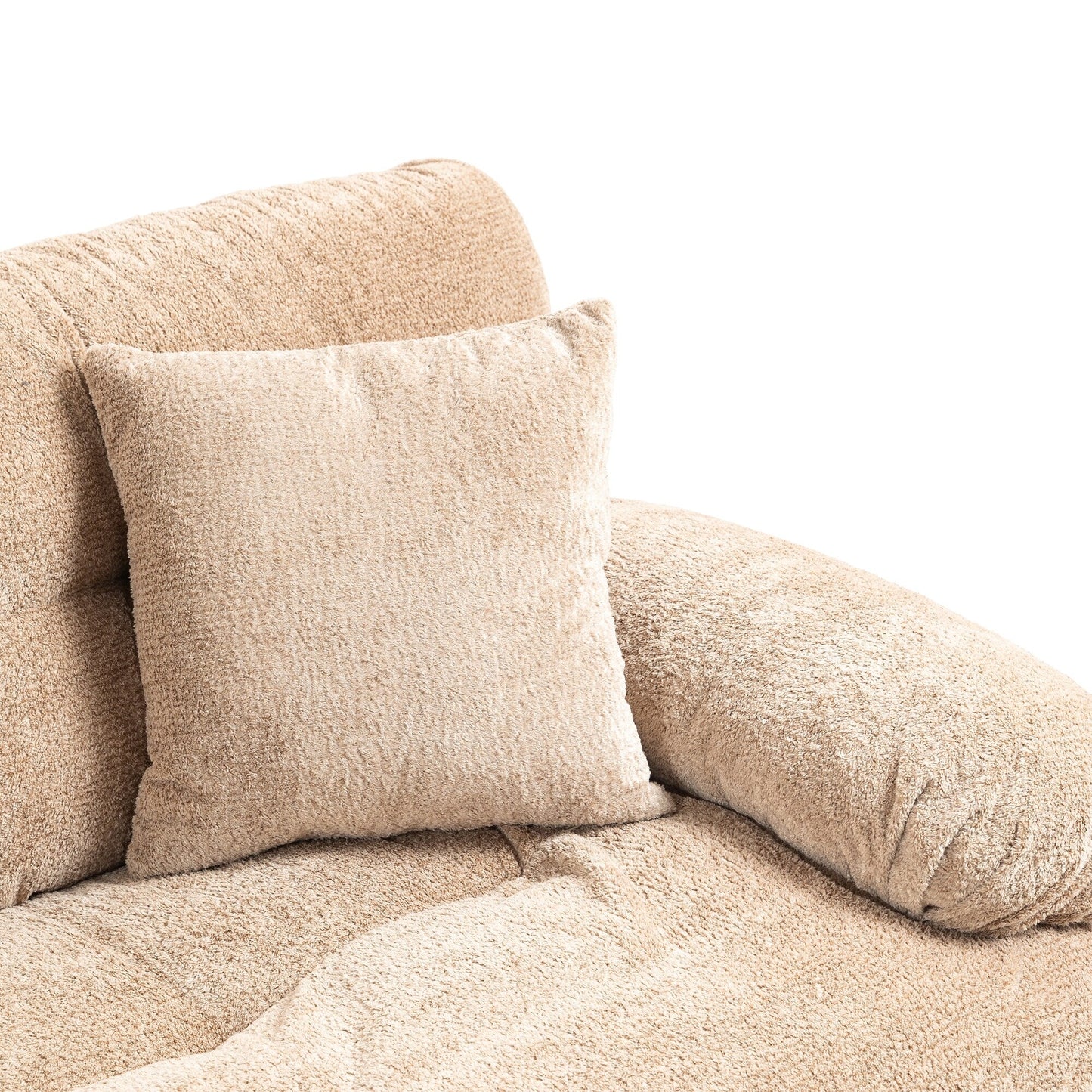 Divano imbottito a 3 posti con imbottitura in memory foam a doppio strato e cuscini comfort in omaggio