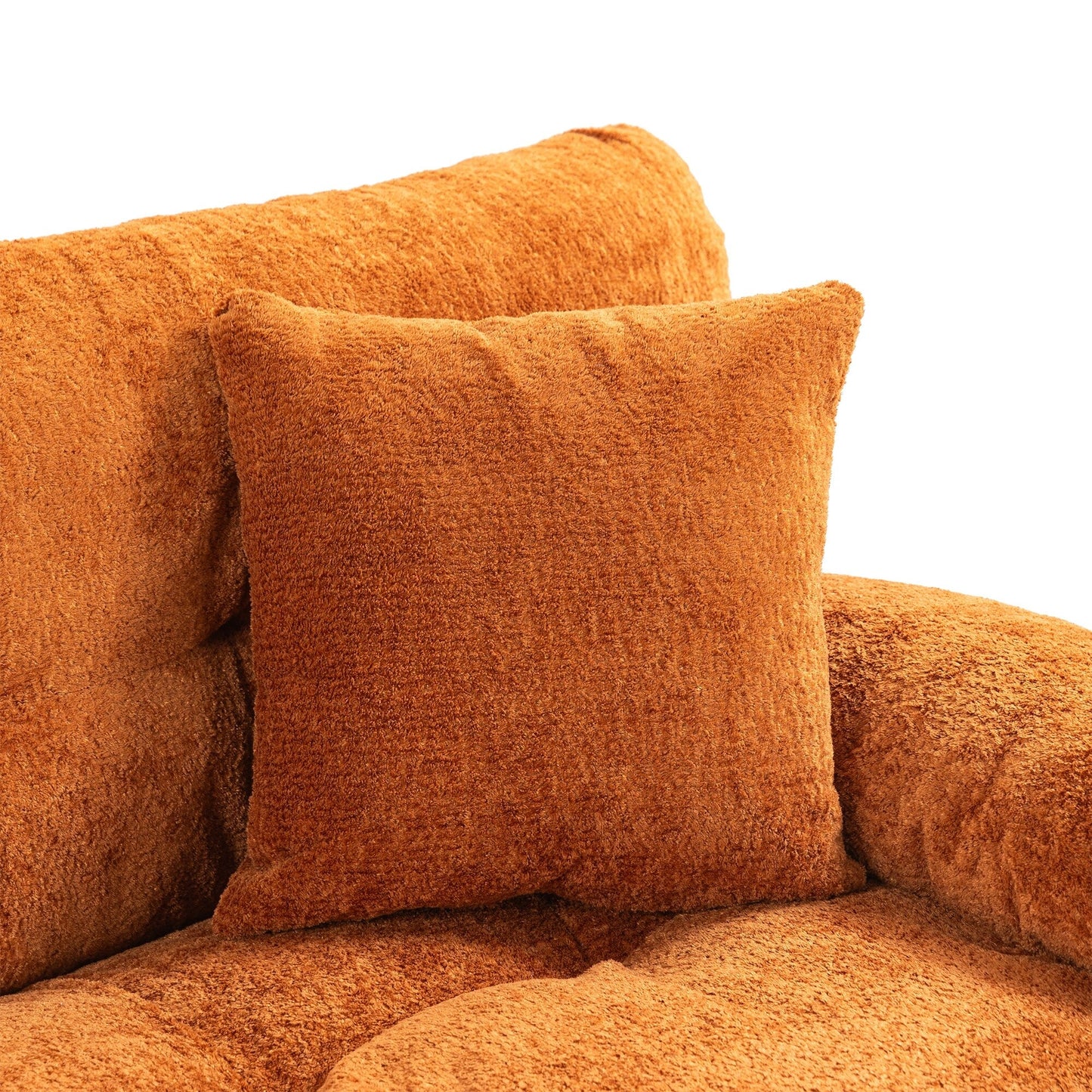 Divano imbottito a 3 posti con imbottitura in memory foam a doppio strato e cuscini comfort in omaggio