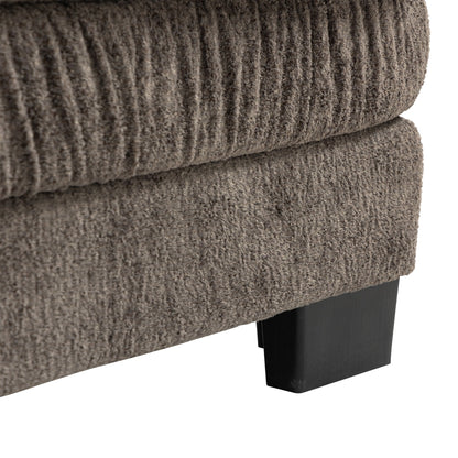 Divano imbottito a 3 posti con imbottitura in memory foam a doppio strato e cuscini comfort in omaggio