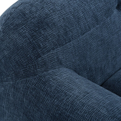 Divano a 3 posti in tessuto ciniglia largo 85,8 pollici con stile capitonné