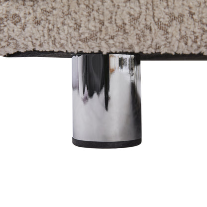 Divano 3 posti in tessuto 85.82 con struttura in legno massello e 2 cuscini