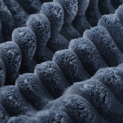 Divano chaise longue in velluto a coste da 86,5 pollici con 2 porte USB, portabicchieri e capacità di 550 libbre