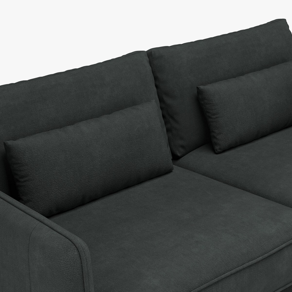 86.61Divano moderno minimalista antigraffio e impermeabile, grigio scuro