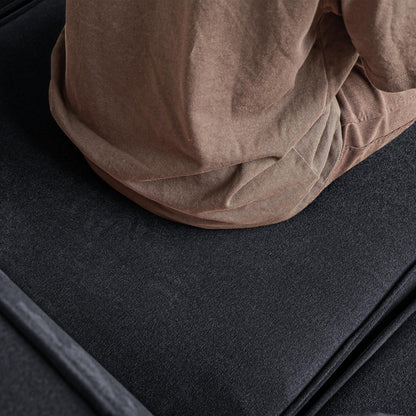 Divano componibile modulare da 86,62 pollici, divano con seduta a due posti, divani moderni e comodi in velluto a coste con chaise longue reversibile