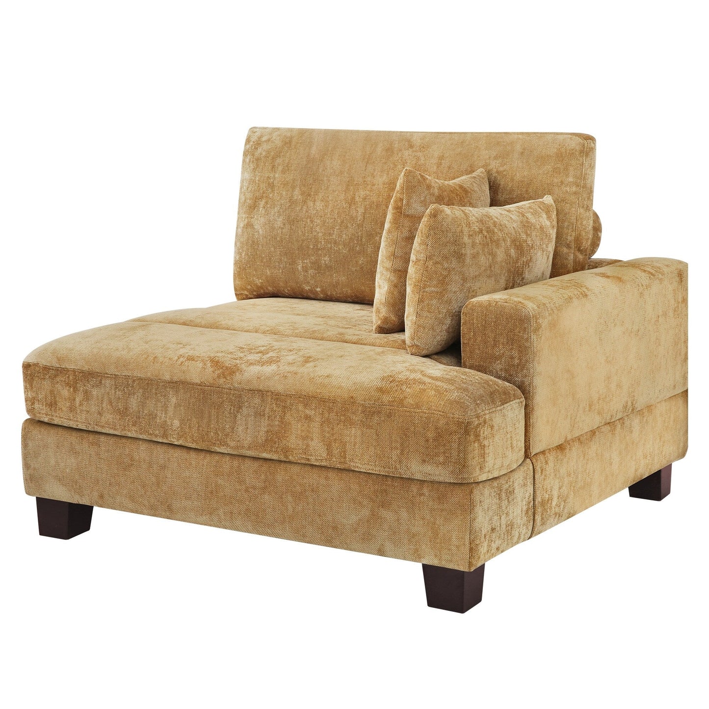 Divano moderno imbottito a 3 posti da 87 pollici, design in ciniglia per soggiorno