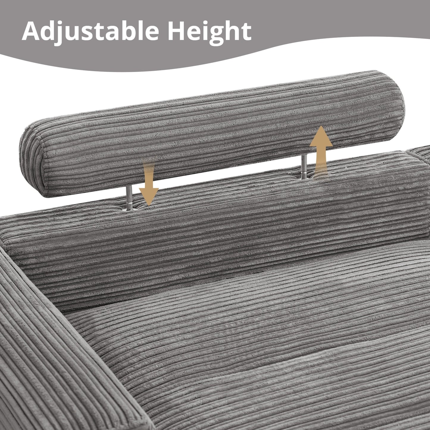 Divano moderno imbottito a 3 posti da 87 pollici, design in ciniglia per soggiorno