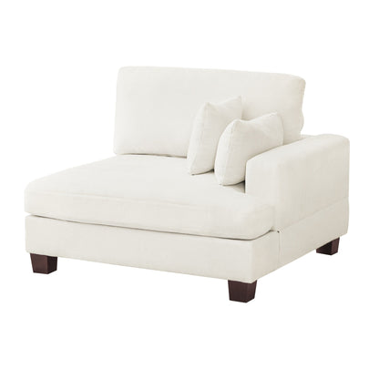 Divano moderno imbottito a 3 posti da 87 pollici, design in ciniglia per soggiorno