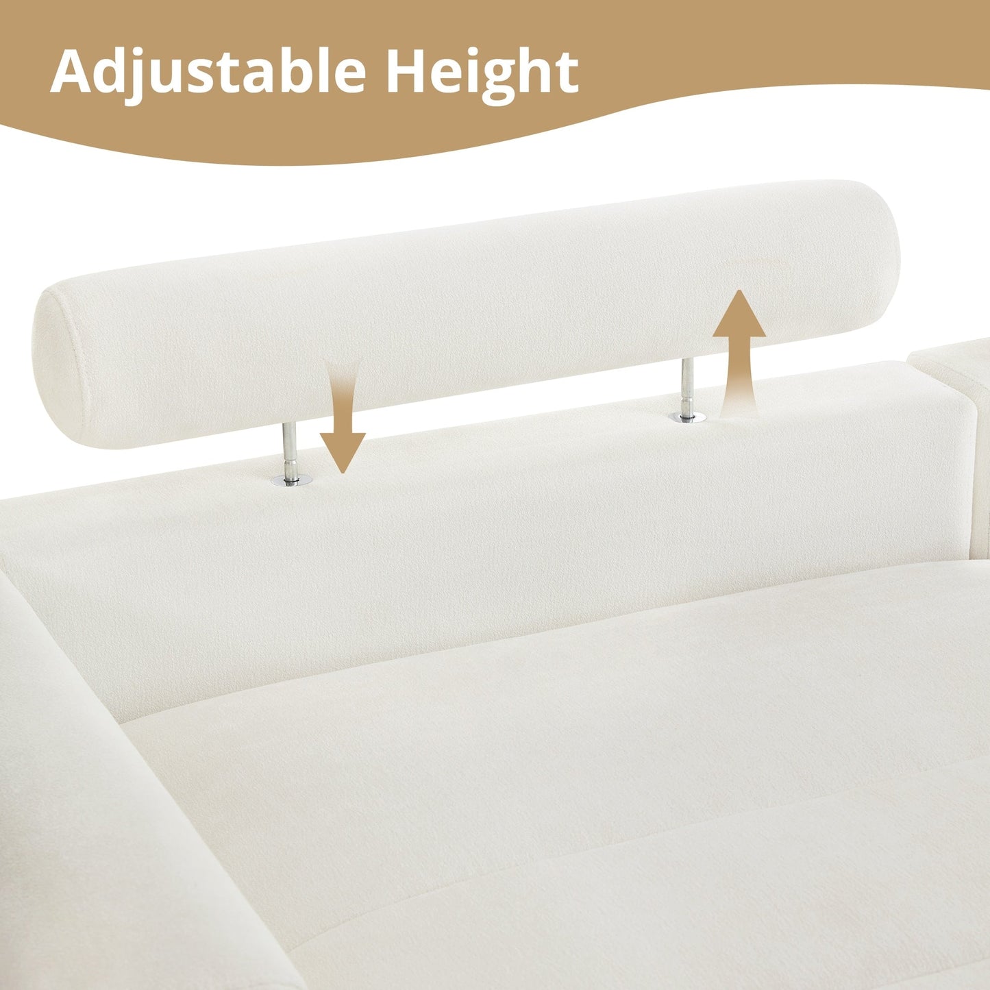 Divano moderno imbottito a 3 posti da 87 pollici, design in ciniglia per soggiorno