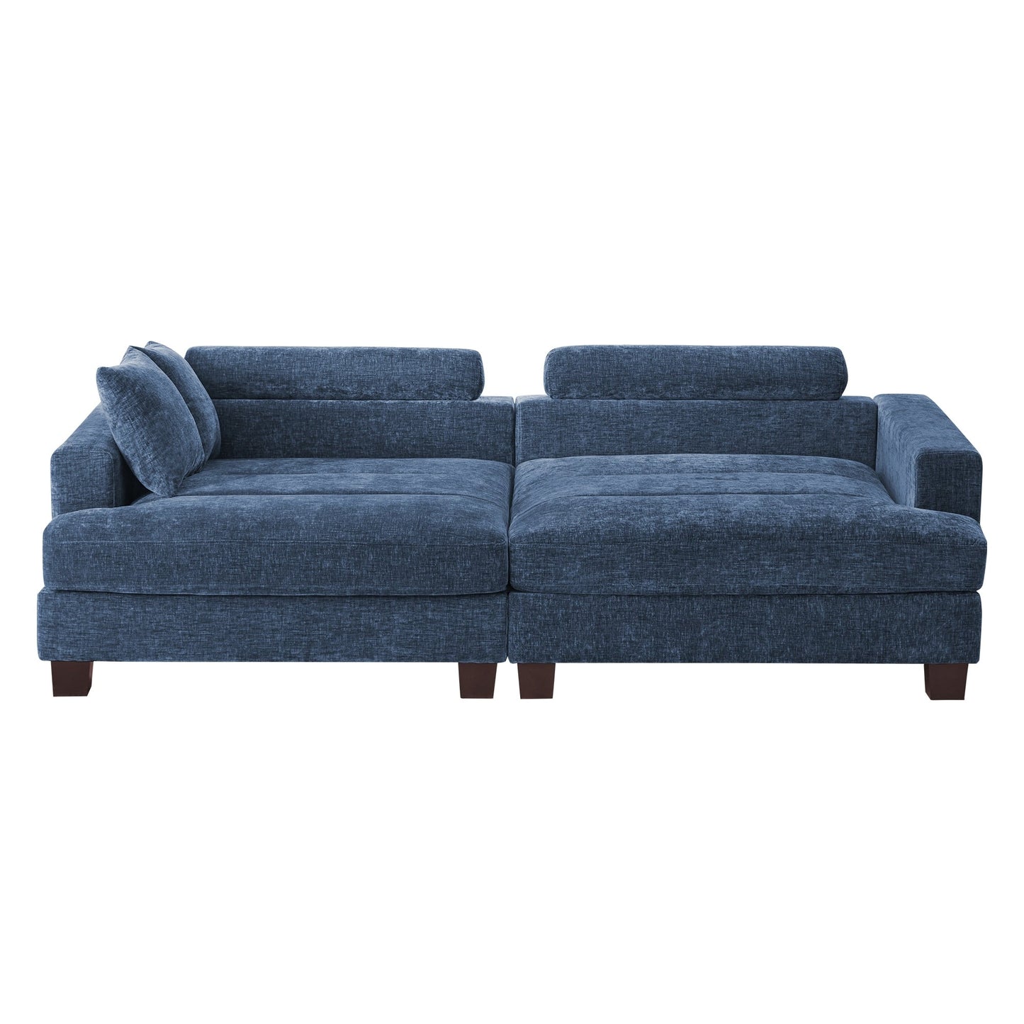 Divano moderno imbottito a 3 posti da 87 pollici, design in ciniglia per soggiorno