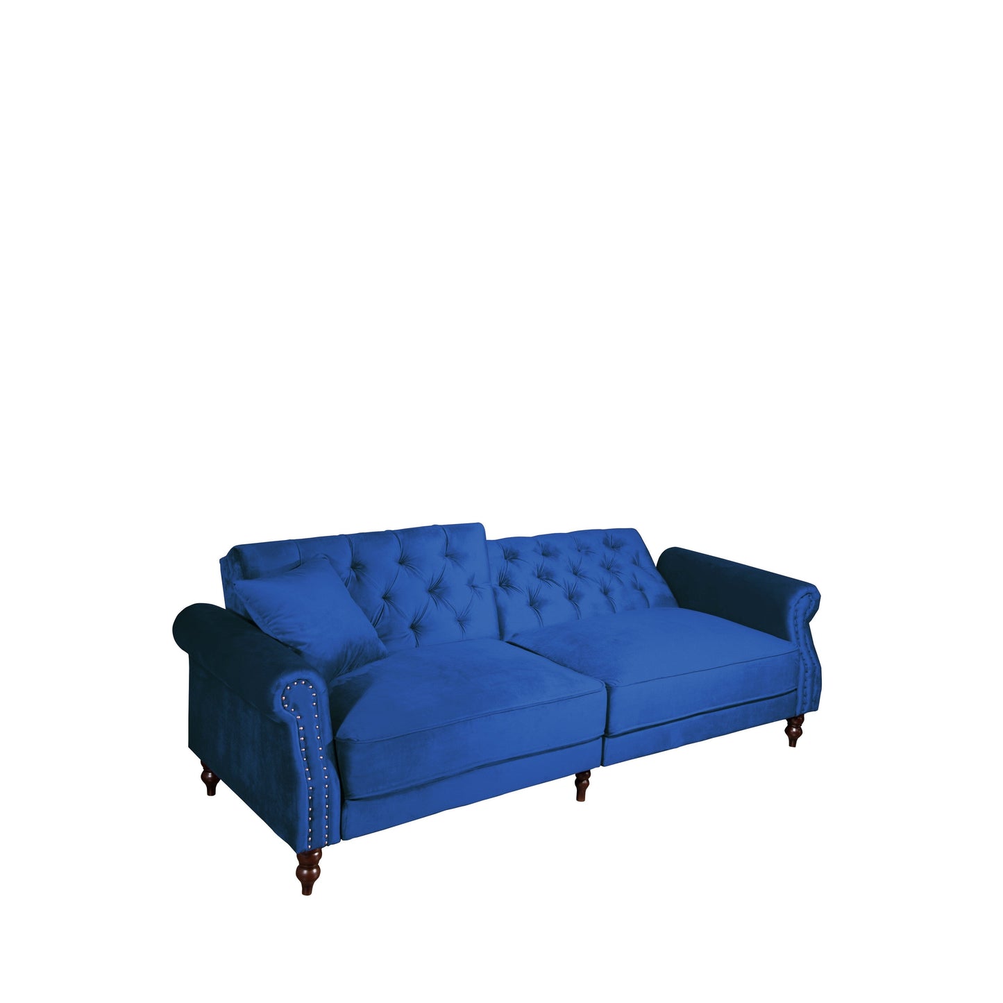 Divano letto futon convertibile in velluto da 87,8''