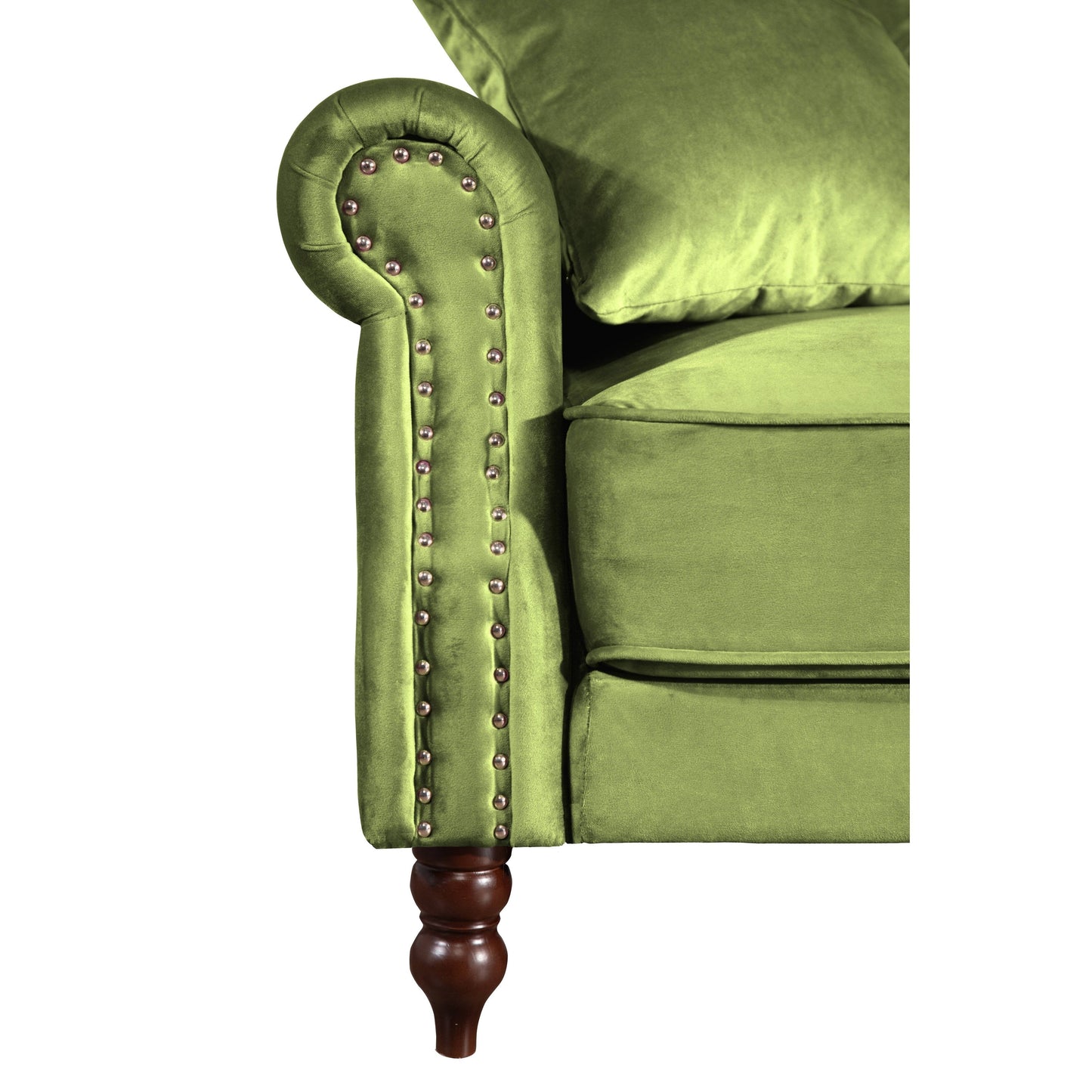 Divano letto futon convertibile in velluto da 87,8''