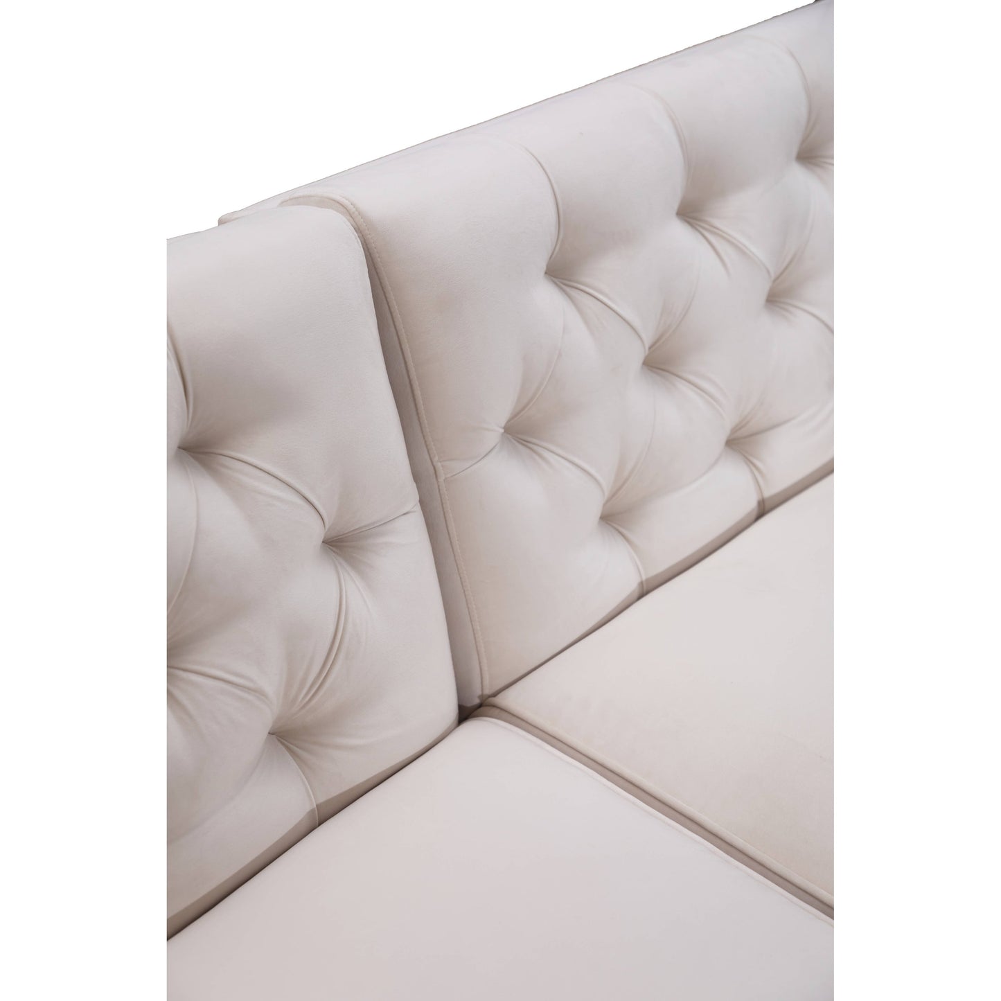Divano letto futon convertibile in velluto da 87,8''