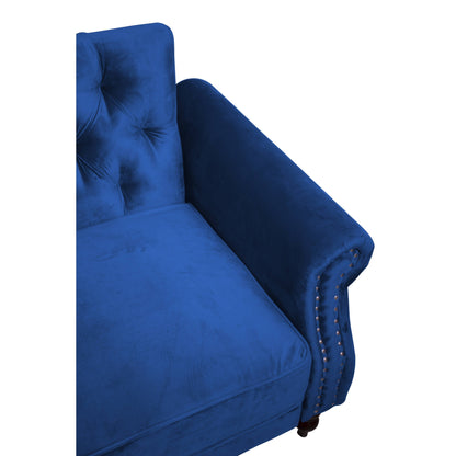 Divano letto futon convertibile in velluto da 87,8''