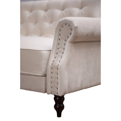 Divano letto futon convertibile in velluto da 87,8''