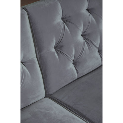 Divano letto futon convertibile in velluto da 87,8''