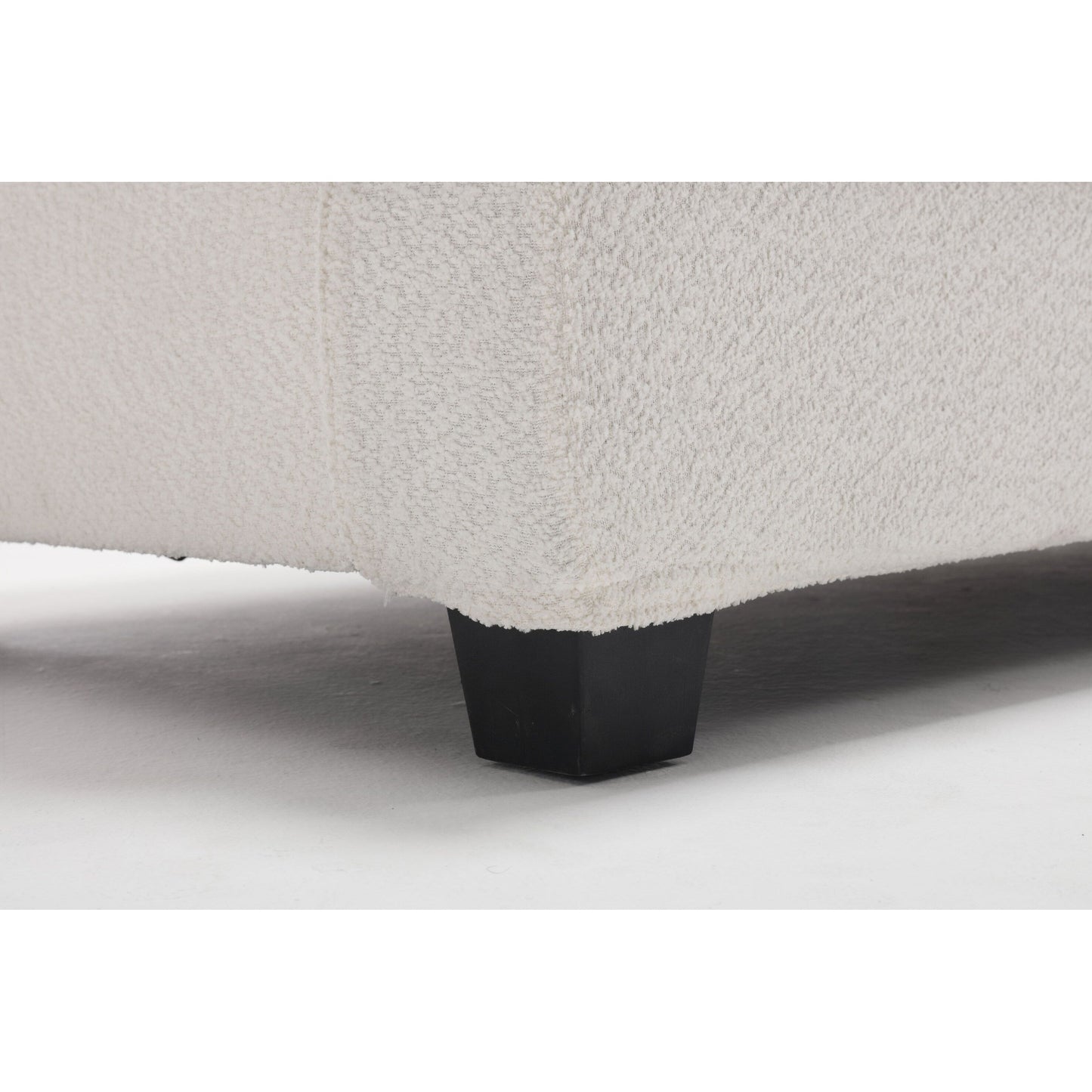 Divano moderno a 3 posti in tessuto da 88,4'' con cuscini dello schienale rimovibili e struttura in legno massello