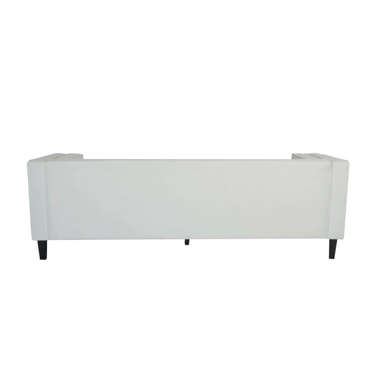 Divano a 3 posti in velluto con bottoni, gambe in legno e struttura in legno massello essiccato in forno, per soggiorno, 89,75 €