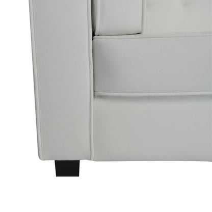 Divano a 3 posti in velluto con bottoni, gambe in legno e struttura in legno massello essiccato in forno, per soggiorno, 89,75 €