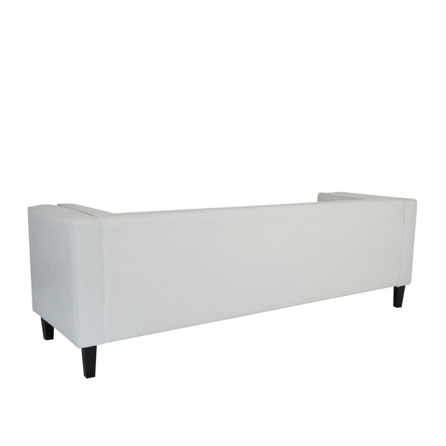 Divano a 3 posti in velluto con bottoni, gambe in legno e struttura in legno massello essiccato in forno, per soggiorno, 89,75 €